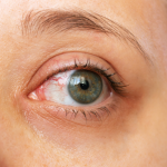 A zoomed grey eye.